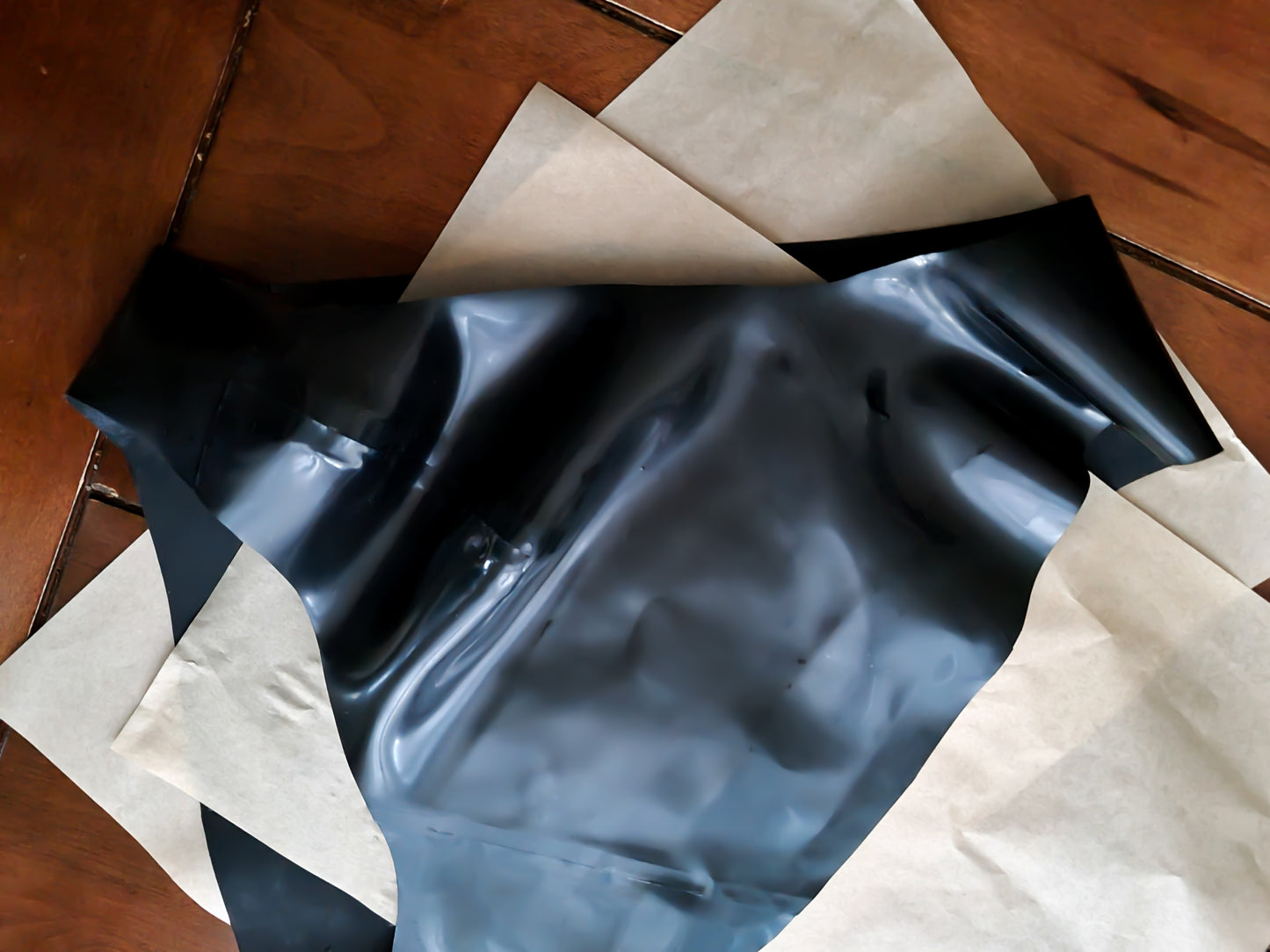 Jet Black Bulge Front High Leg High Waist .45mm Latex Briefs. Brand new. Size 30" waist