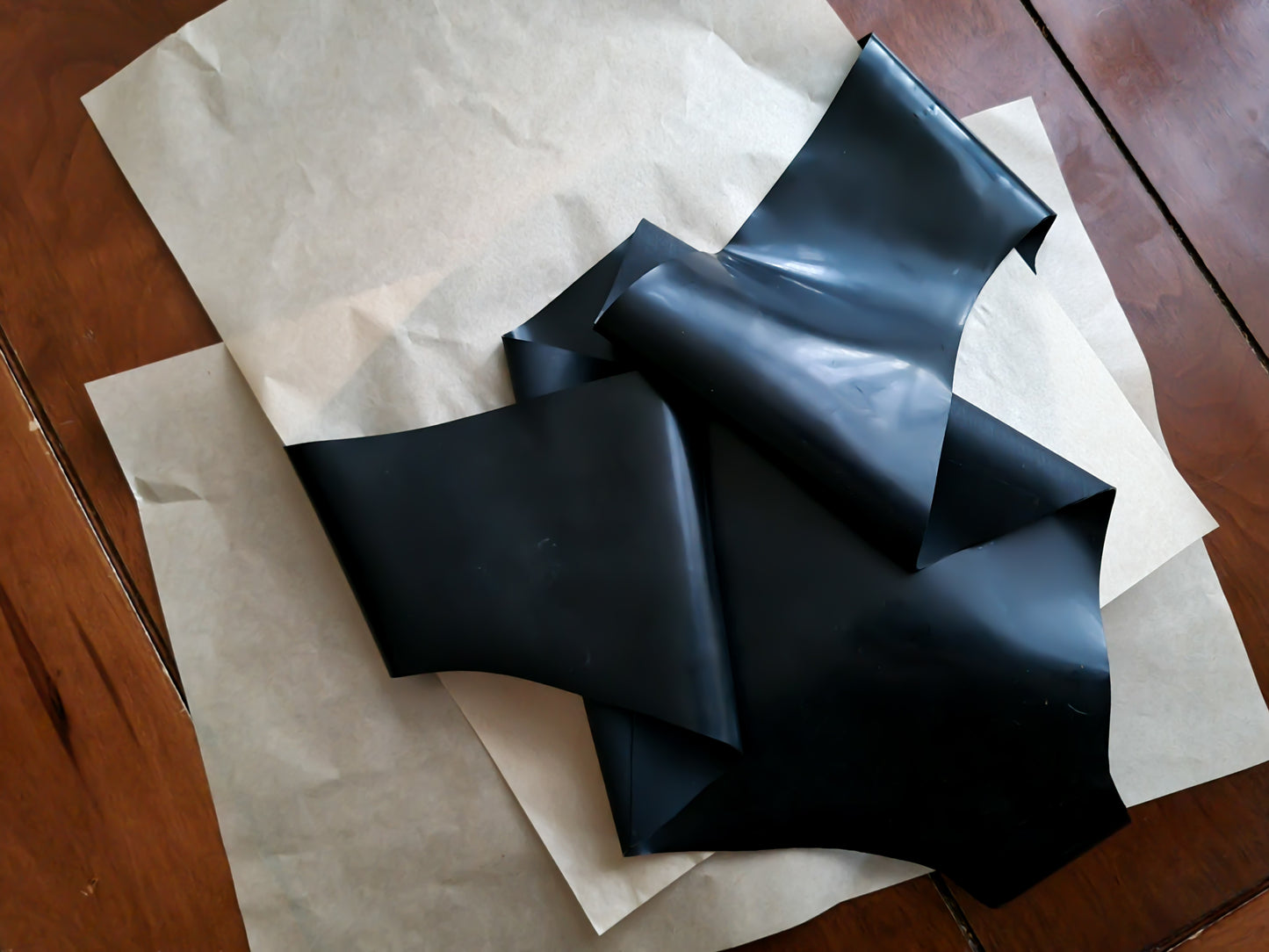 Jet Black Bulge Front High Leg High Waist .45mm Latex Briefs. Brand new. Size 30" waist