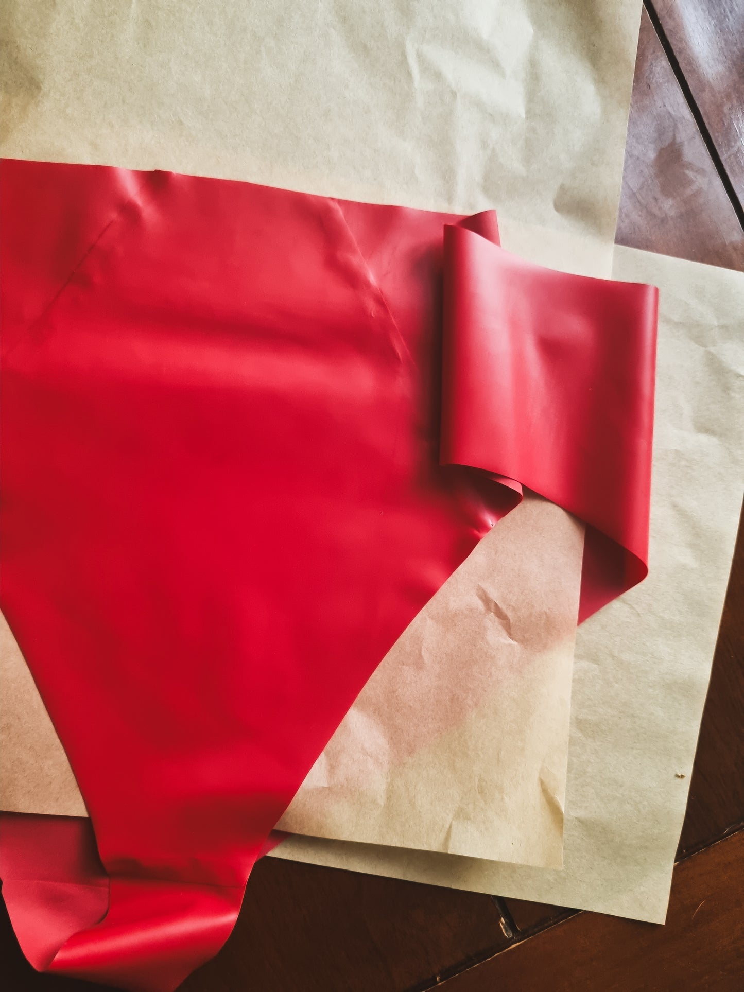 Firetruck Red Latex Briefs