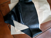 Jet Black Bulge Front High Leg High Waist .45mm Latex Briefs. Brand new. Size 30" waist